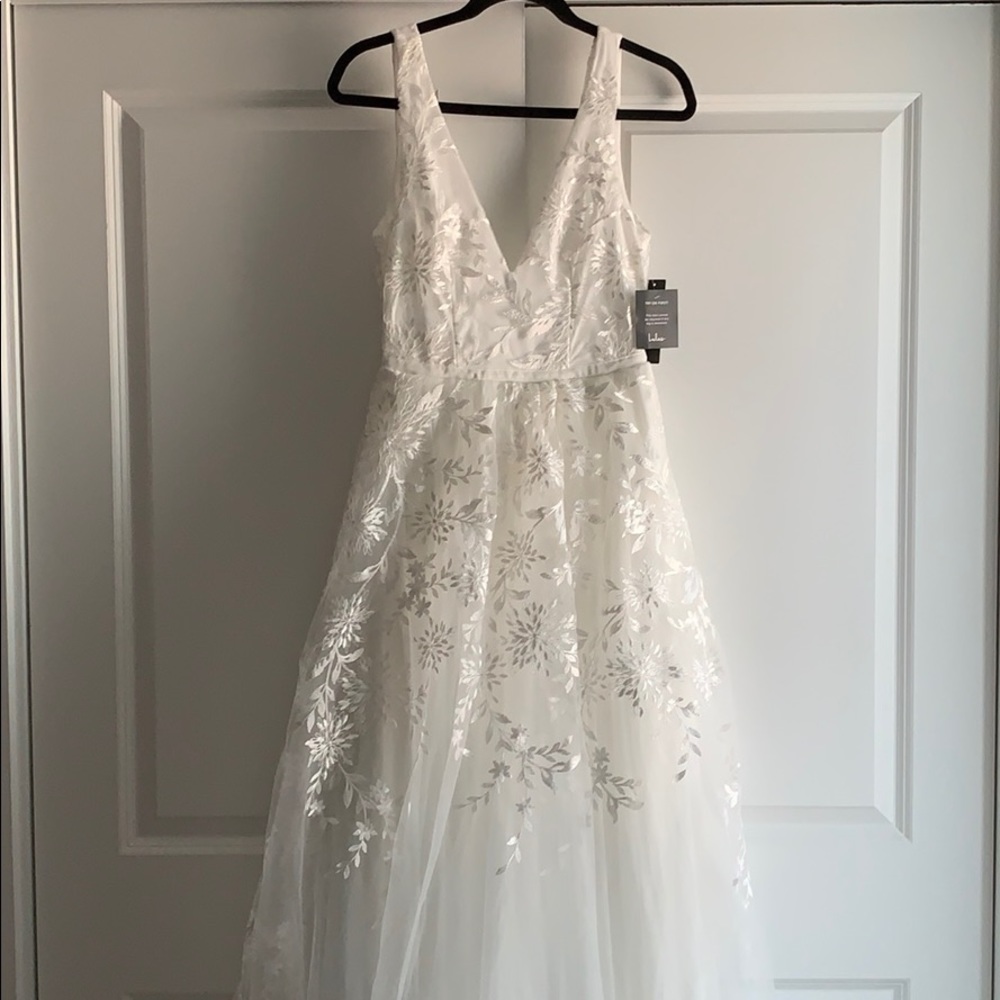 White wedding dress